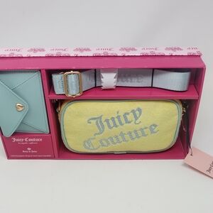 Juicy Couture Yellow and Blue Women's Bag Set